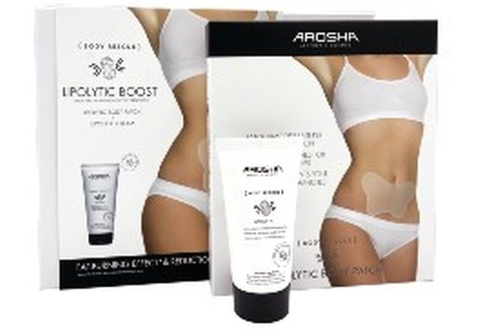 AROSHA LIPOLYTIC BOOST - 4 Body Patch + Lipolytic Cream 50ml